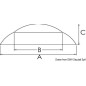 
Plafonnier inox 4" 12V20W 
