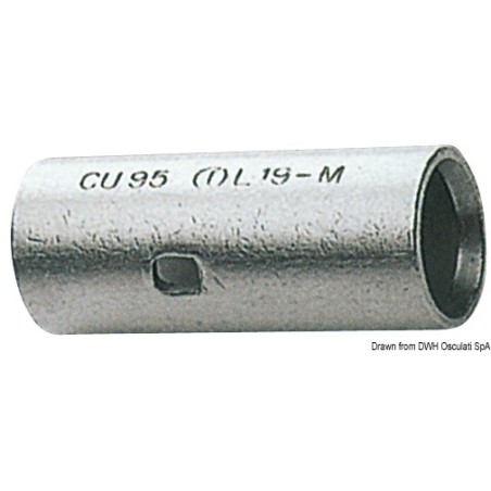 
Raccord tête-tête cuivre 30 mm 
