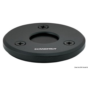 
Presse-étoupe alu noir Low Profile Ø 9/14mm Ø 30 B 
