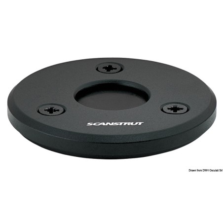 
Presse-étoupe alu noir Low Profile Ø 9/14mm Ø 30 B 
