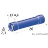 
Fiche + jonction femelle 1-2,5 mm² 
