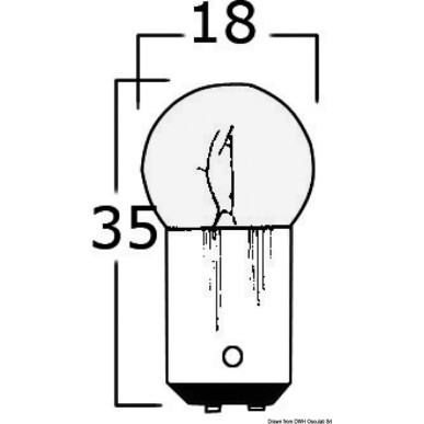 
Ampoule bipolaire 24 V 5 W 
