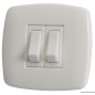 
Interrupteur Contemporary N. 2 blanc 
