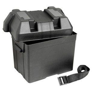
Boîte  batterie en moplen noir 95 A 
