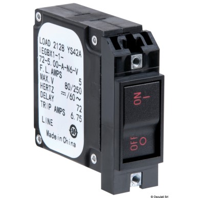 
Interrupteur bouton  ras montage horizontal 20 A 
