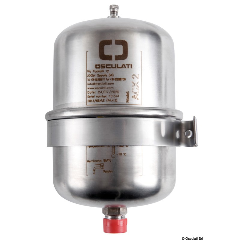 
Vase d'expansion p. autoclaves et chauffeau 2 l 
