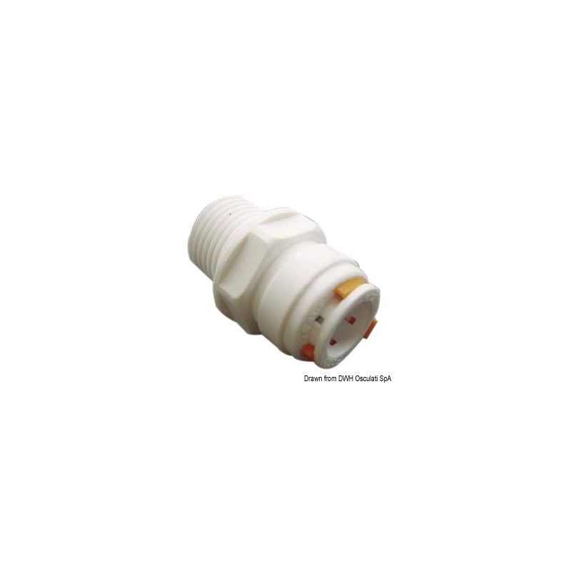 
Raccord femelle/mâle de 1/2" 
