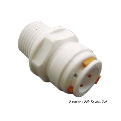 
Raccord femelle/mâle de 1/2" 
