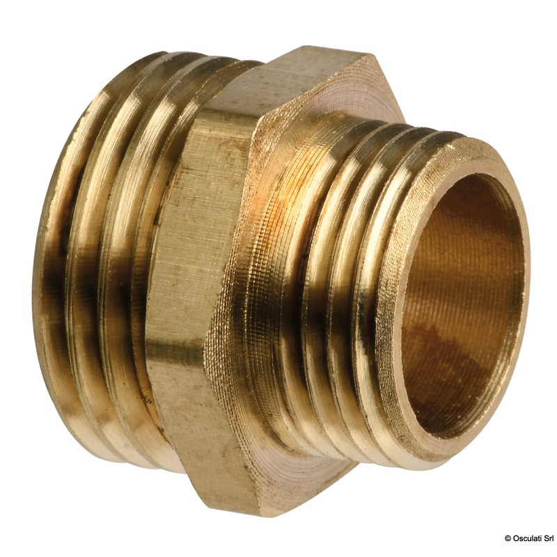 Niple laiton double 3/8" x 1/2"
Niple laiton double 3/8" x 1/2"