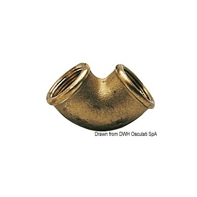 
Raccord coudé laiton femelle/femelle 3/8" x 1/2" 
