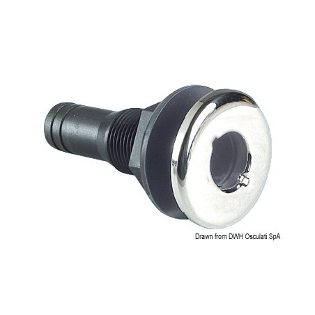 
Passe-coque nylon noir 3/4" 
