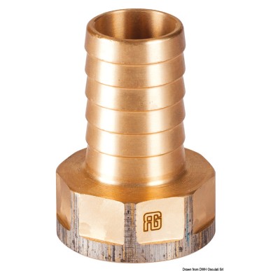 
Embout femelle en bronze GUIDI 1" x 25 mm 
