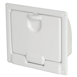 
Coqueron ABS blanc poli 220 x 195 x 70 mm 
