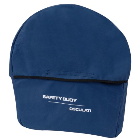 
Bouée fer--cheval avec sac rangement bleu 
