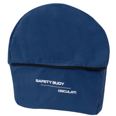 
Bouée fer--cheval avec sac rangement bleu 
