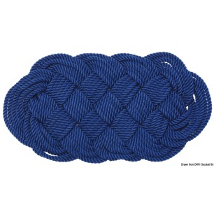 
Paillasson nylon bleu 60 x 32 cm 
