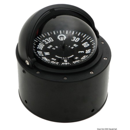 
Compas 4" RIVIERA AV rose noire/boîtier noir 

