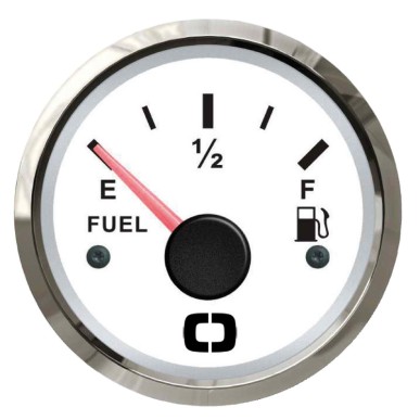 
Jauge de carburant 10-180/240-33 ohm blanc/polie 
