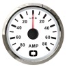 
Ampèremètre avec shunt 80 A blanc/polie 
