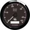 
Indicateur de vitesse avec compas GPS noir/noir 
