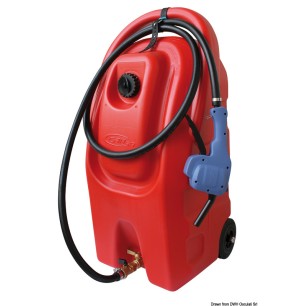 
Conteneur transport essence avec roues 59 l 
