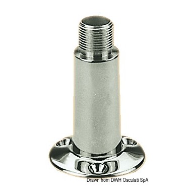 
Support base for GPS/VHF antennas AISI 316 
