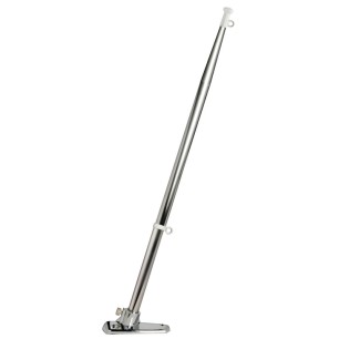 
Mât inox 14 x 400 mm base ABS chromé 
