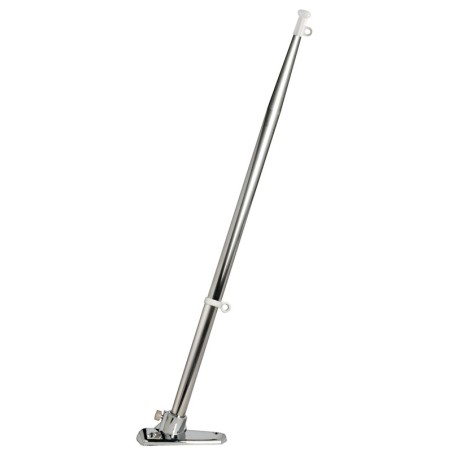 
Mât inox 14 x 400 mm base ABS chromé 
