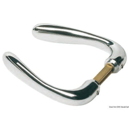 
Poignée Classic Kata laiton chromé 113 mm 
