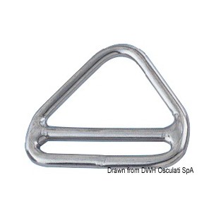 
Anneau triangulaire  barrette 5x45 mm 
