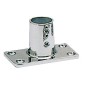 
Platine rectangulaire p. balcon AISI316 90° 22 mm 
