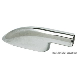 
Support main-courante terminal laiton chromé 22 mm 
