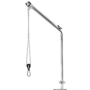 
Bossoir pivotant inox 
