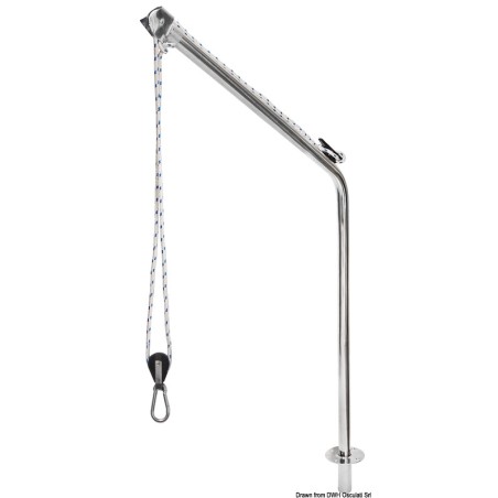 
Bossoir pivotant inox 
