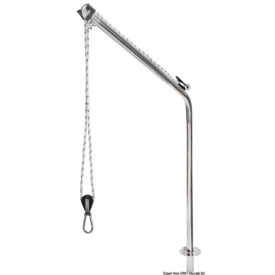 
Bossoir pivotant inox 
