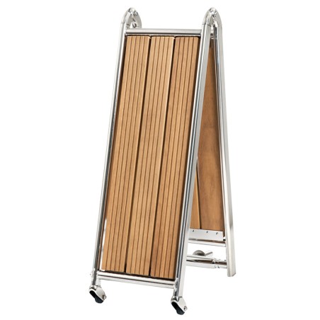 
Passerelle pliable AISI316/iroko 220 cm 
