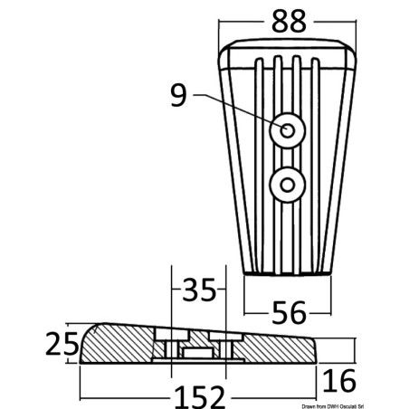 
Anode aluminium Volvo DPR-DPH 
