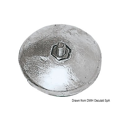 
Anode aluminium  rose Ø 110mm 540 g lourd 
