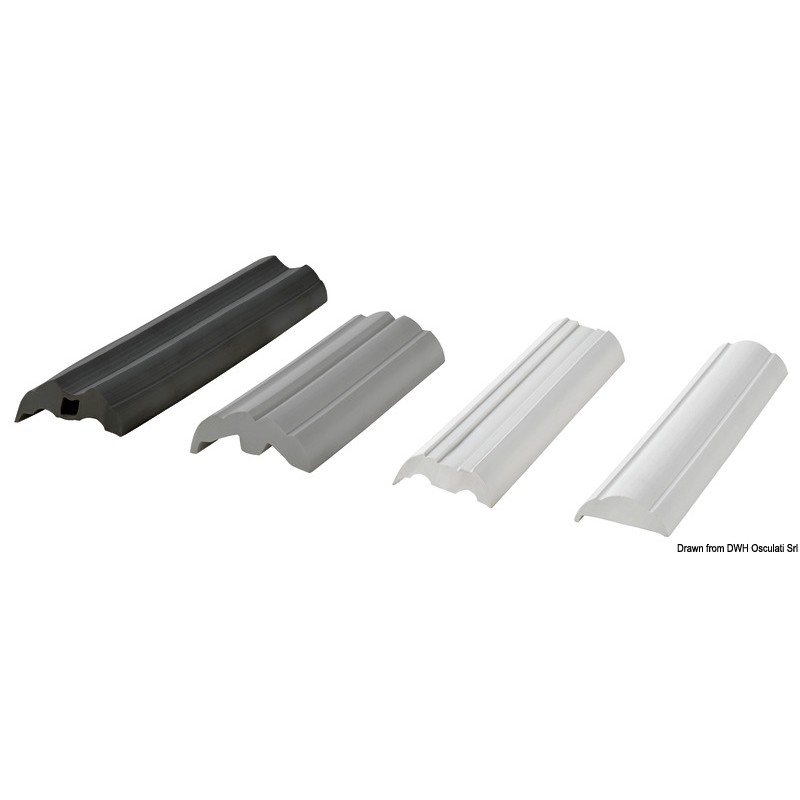 
Base PVC gris p-défense de quai 20 évasé 
