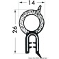 
Profilé PVC armé p. entourer noir 2-4 mm 50 m 
