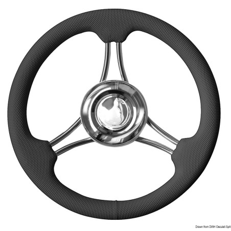 
Volant noir 350 mm 
