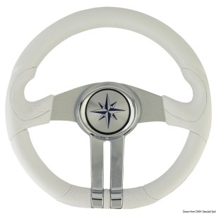
Volant Baltic blanc branches argent/chrome 
