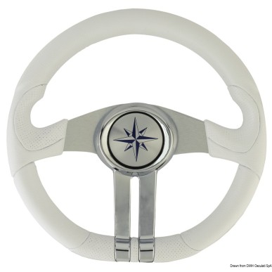 
Volant Baltic blanc branches argent/chrome 
