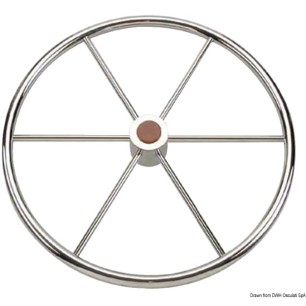 
Barre  roue inox poli miroir 6 branches 600 mm 
