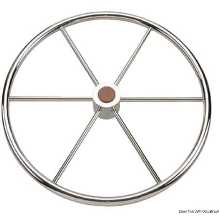 
Barre  roue inox poli miroir 6 branches 600 mm 

