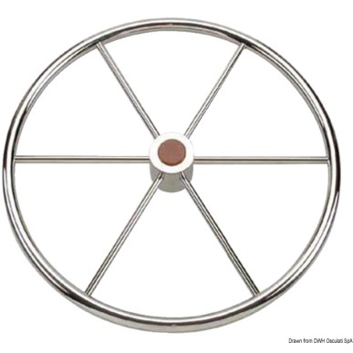 
Barre  roue inox poli miroir 6 branches 600 mm 
