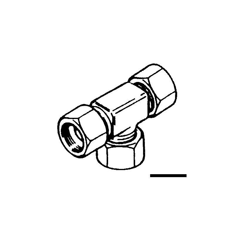
Raccord en T 3/8" Ultraflex (TF 38) 

