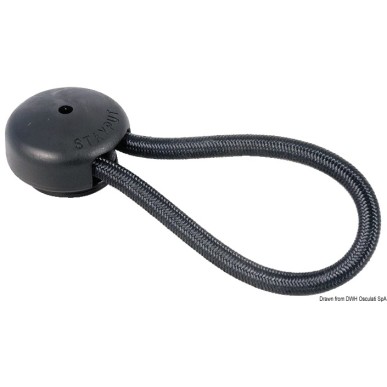 Crochet élastique noir 80 mm - Réf Osculati 46.092.80 - EAN-13 8033137063749