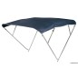 
Bimini 4 arceaux haut AISI316 260/270 cm bleu navy 
