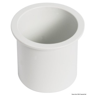
Porte-verres  encastrer ABS blanc 
